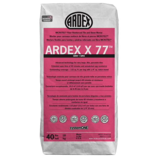 Ardex X77™ Microtec Mortar, 64 Piece Pallet - TileTools