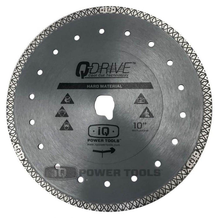 iQ Power Tools iQTS244 10” Q-Drive Hard Material Blade - TileTools