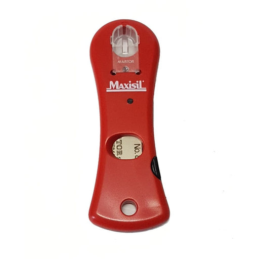 Close-up of the Maxisil Cutter's dual functionality