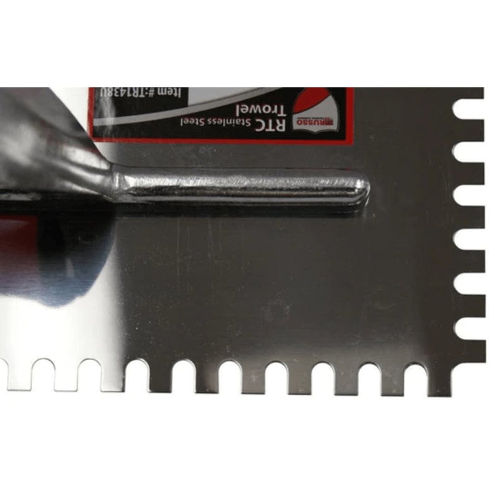 Russo Trading Company Stainless Steel Notched Tile Trowels - TileTools