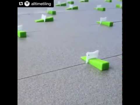 Video of the Levtec Tile Leveling System in use 