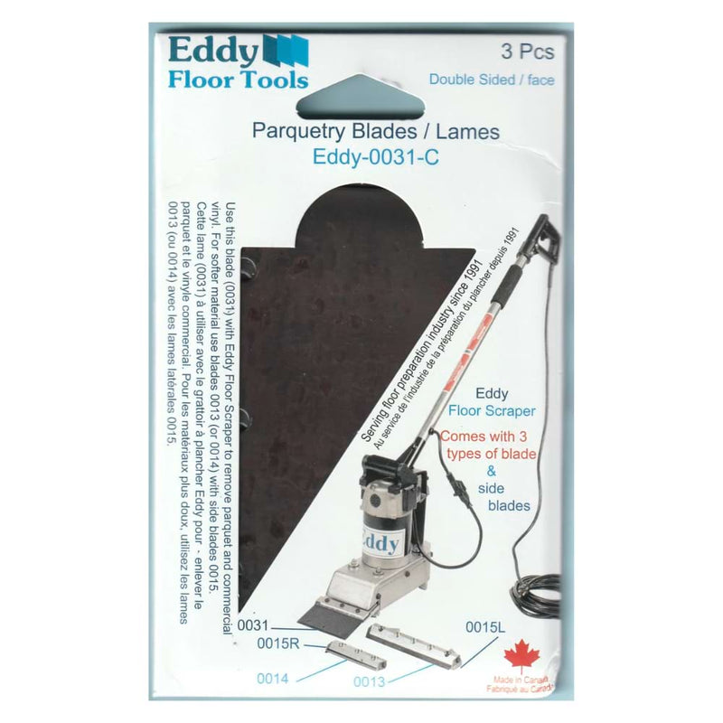 Eddy 0031 4" Parquetry Blades (3 Pack)
