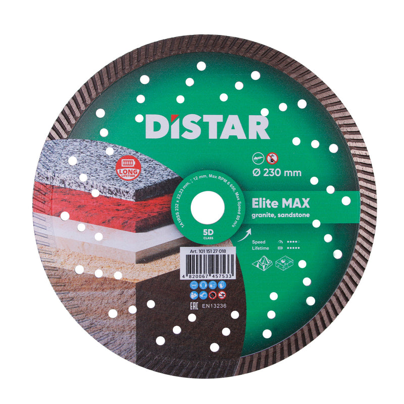 DISTAR Elite Max Turbo – 9" Diamond Blade for Granite Cutting – product image