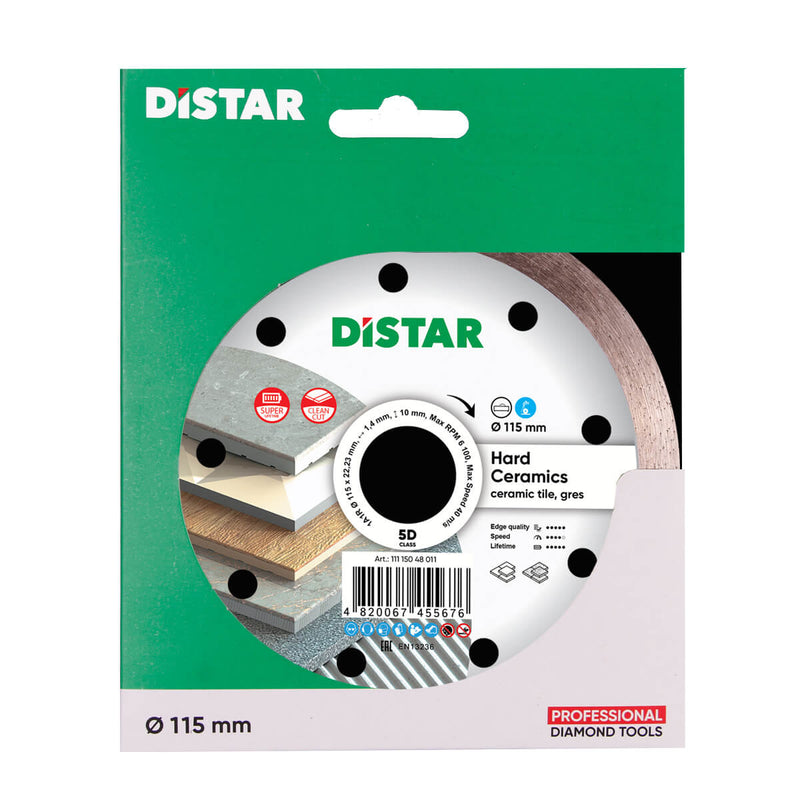 Distar diamond cutting wheel packaging on a white background