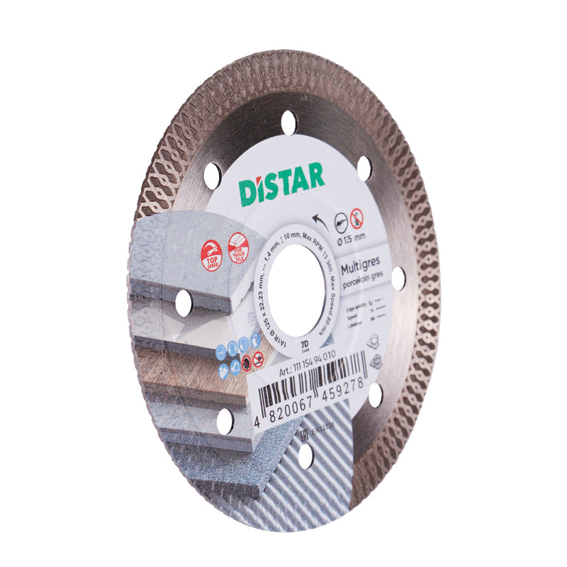 Close-up of Multigres blade with thin 1.4 mm diamond layer