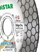 Close-up of Edge Dry blade showing wide diamond honeycomb layer