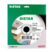 Distar diamond cutting disc packaging with green and white design.