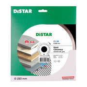Distar diamond blade packaging for hard ceramics on a white background