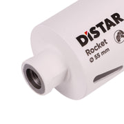 White tube with 'DISTAR Rocket' branding on a white background