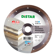 Diamond cutting wheel with Distar branding on a white background