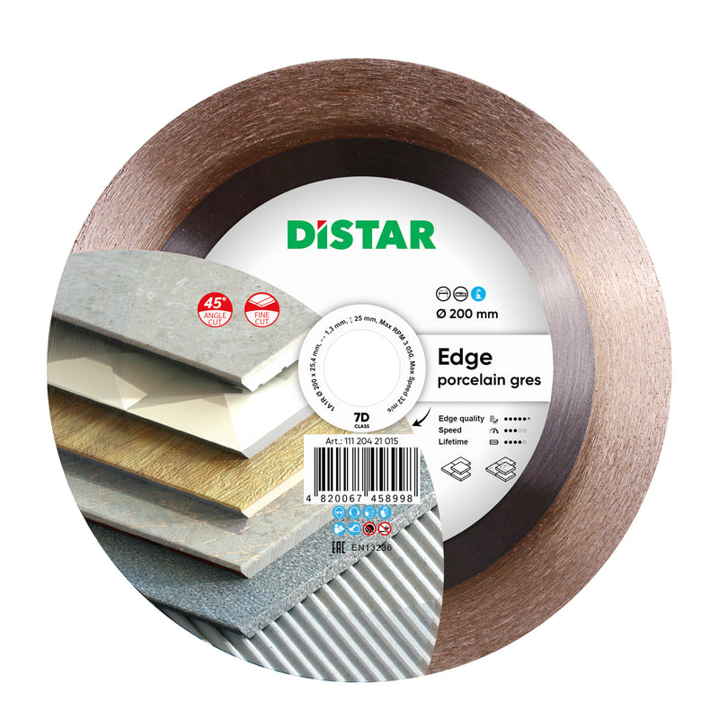 DISTAR Edge 250mm 45° miter diamond blade for porcelain tile