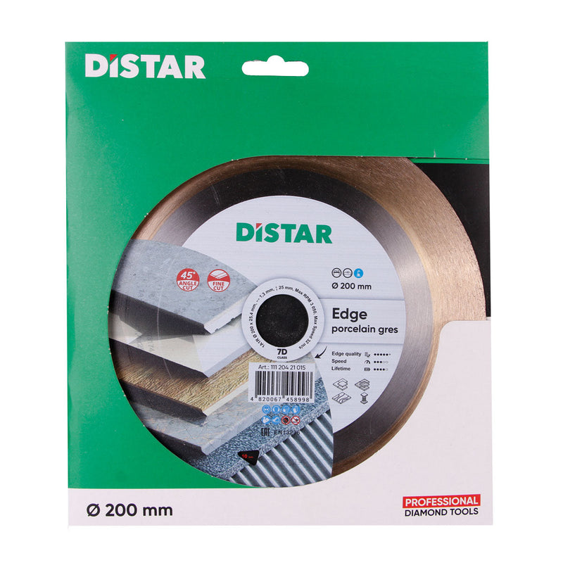 DISTAR Edge Diamond Blade 7 to 10 inch for 45 degree porcelain tile cutting