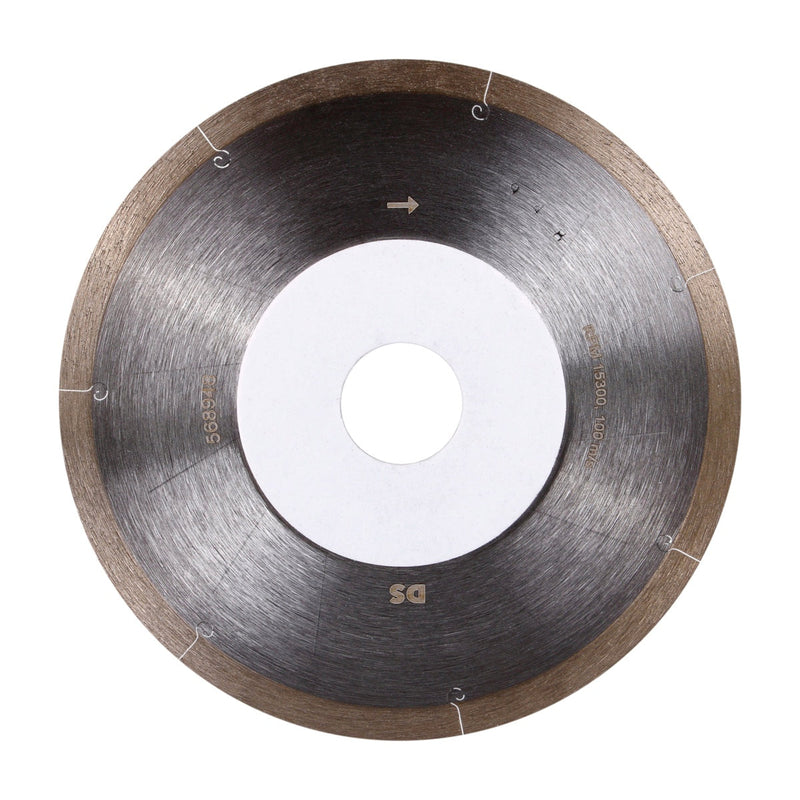 Diamond cutting disc on a white background