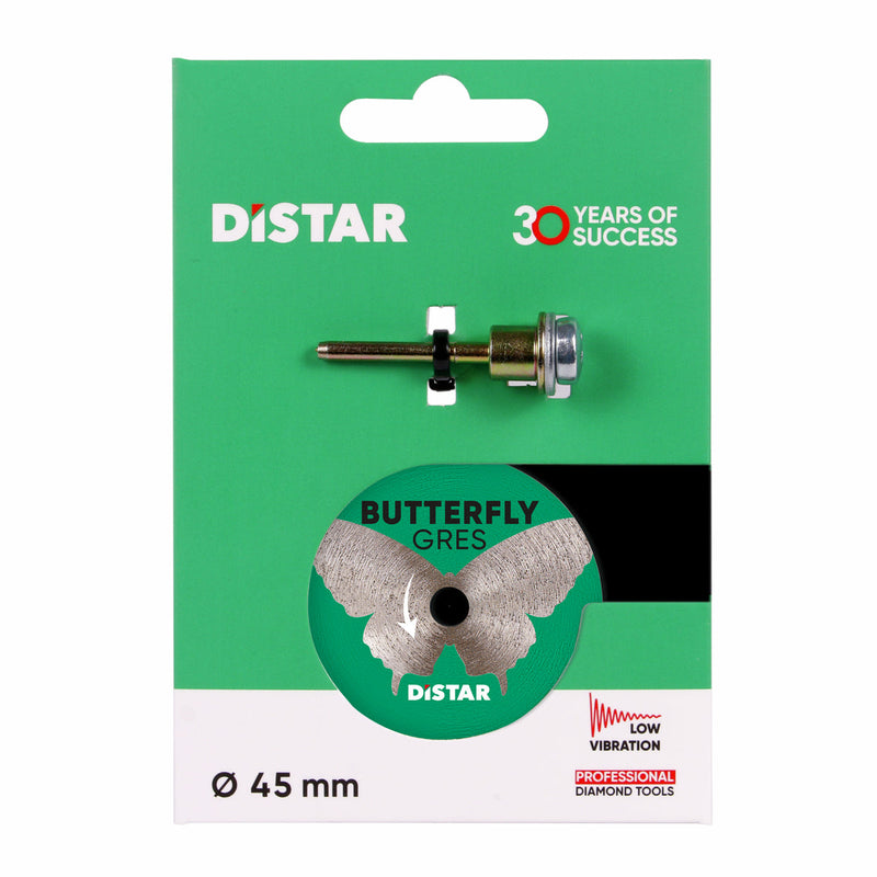Butterfly 45-50mm Diamond Blade for Ceramic & Porcelain – side view