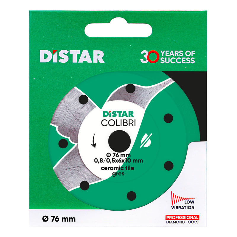Colibri 3 inch diamond blade for precision ceramic and porcelain tile cutting