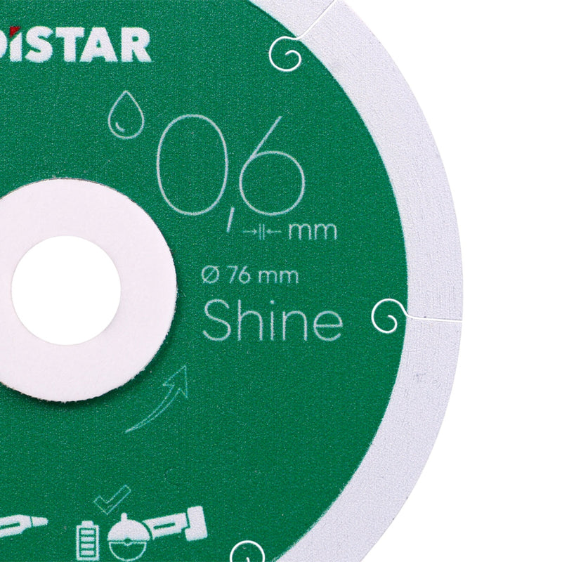 DISTAR Shine 5" Ultra-Thin Porcelain Diamond Blade – 0.6mm – product view 8