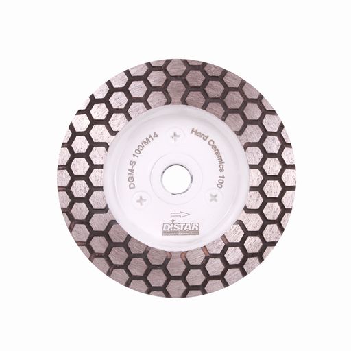 4" Diamond Grinding Cup for Porcelain & Granite (Angle Grinder) | DISTAR DGM-S