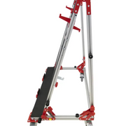 Side view of Rubi Slab A-Frame Cart for transporting large-format tiles
