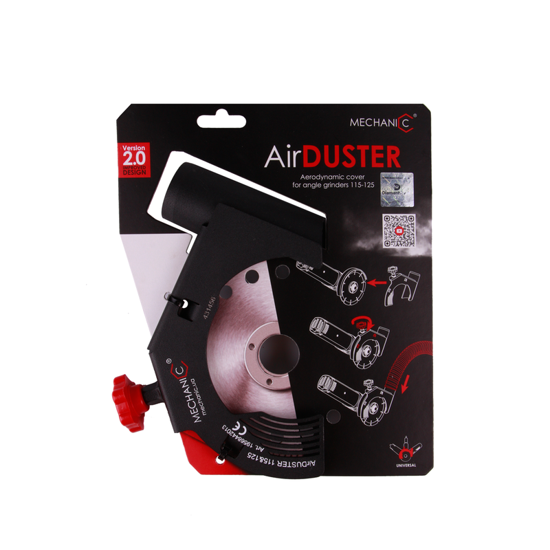 Angle Grinder Dust Shroud for Concrete Cutting (5”–9”) – in use application