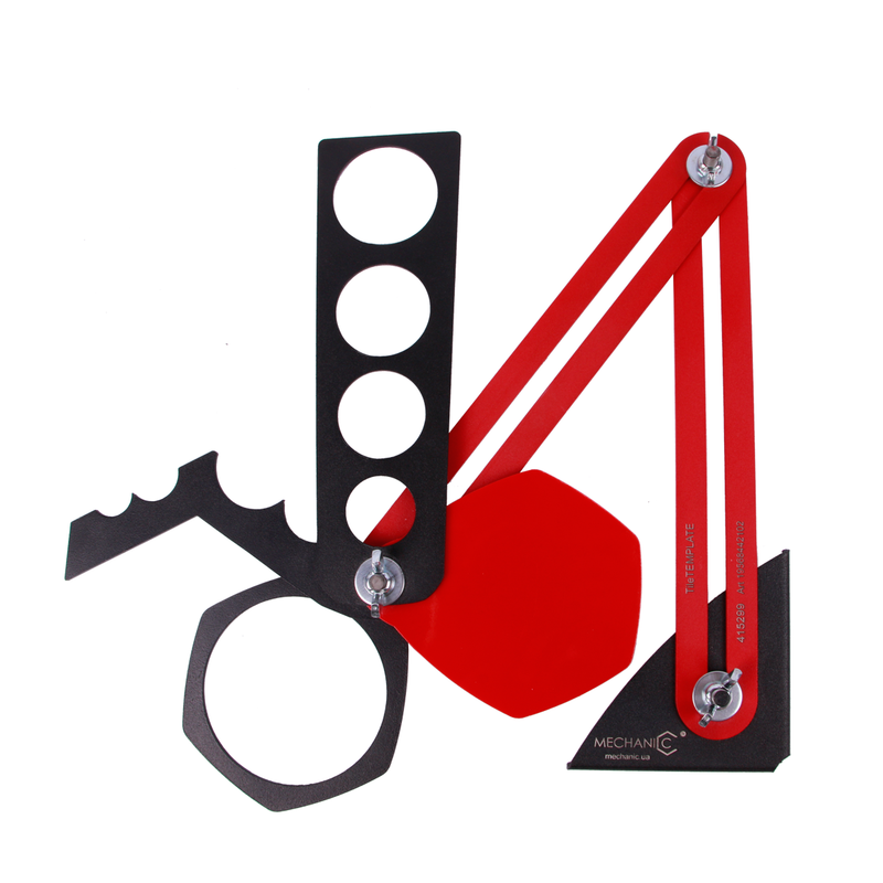 Mechanic TileTEMPLATE – Tile Marking Tool for Outlets, Pipes & Layout – product image