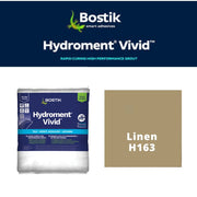 Bostik Hydroment Vivid grout packaging with color swatch on a white background