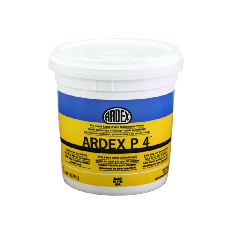 Ardex P4 Rapid Drying primer in 1 gallon container