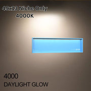 Illuminiche 49x13 LED Shower Niche with INSWITCH Kit 4000K Daylight