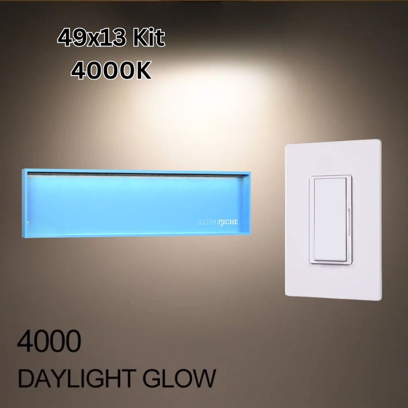 Illuminiche 49x13 LED Shower Niche 4000K Daylight