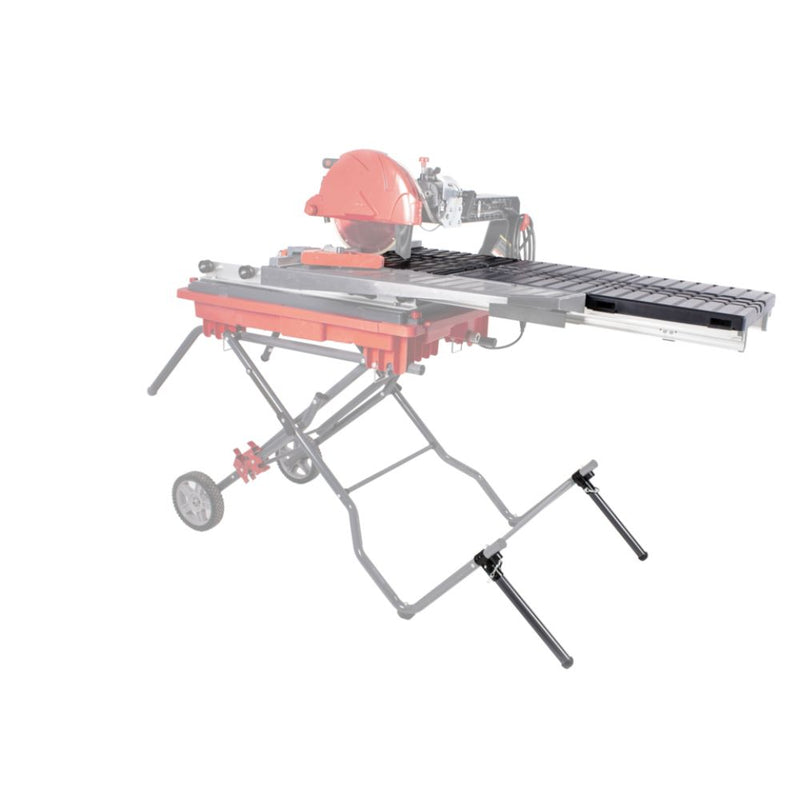 Rubi Table 50 Inch attached to a  DT-10IN MAX Tile Saw