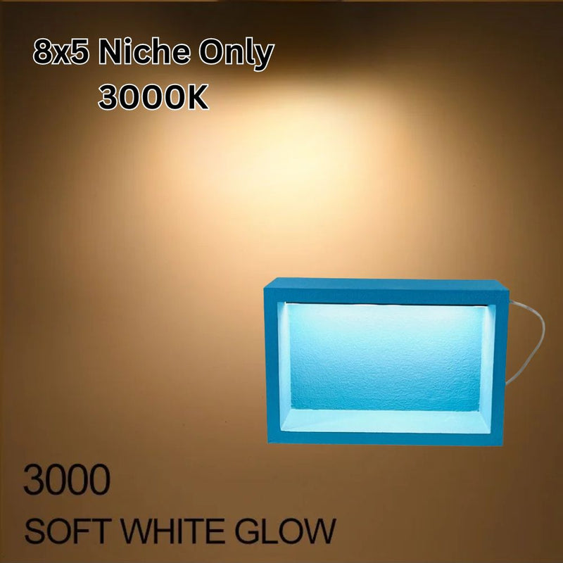 Illuminiche 8x5 LED Shower Niche 3000K Soft White