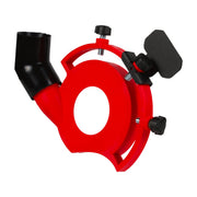 Close-up of EdgeDUSTER dust collector guard with FireFly light bracket
