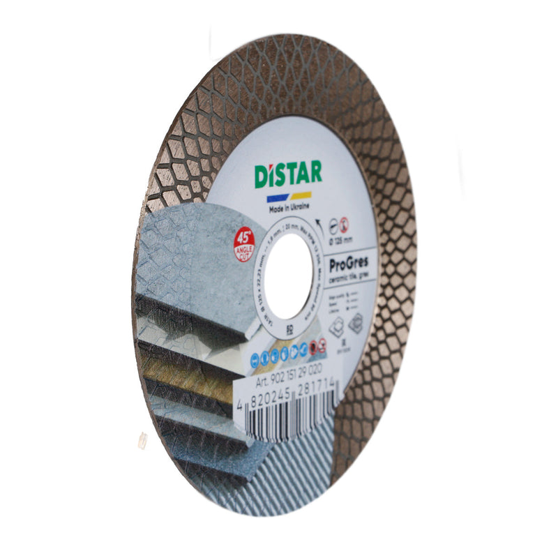Close-up of PRO Gres blade with wide 20 mm diamond layer