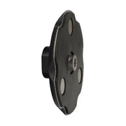 Angled view of Click-Lock PRO magnetic pad holder with steel holders