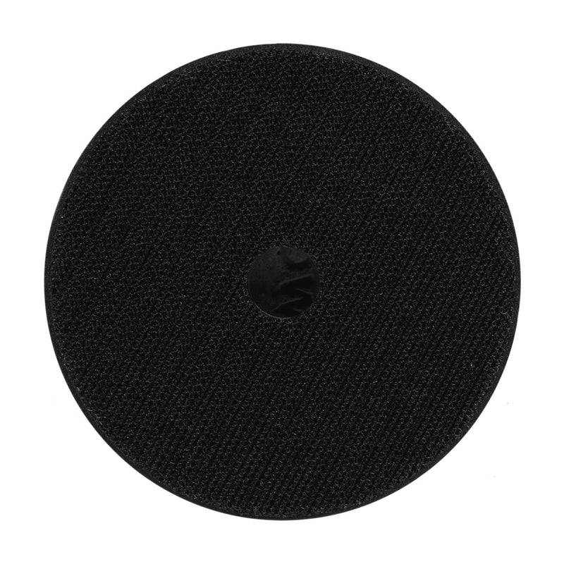 Black foam roller on a white background
