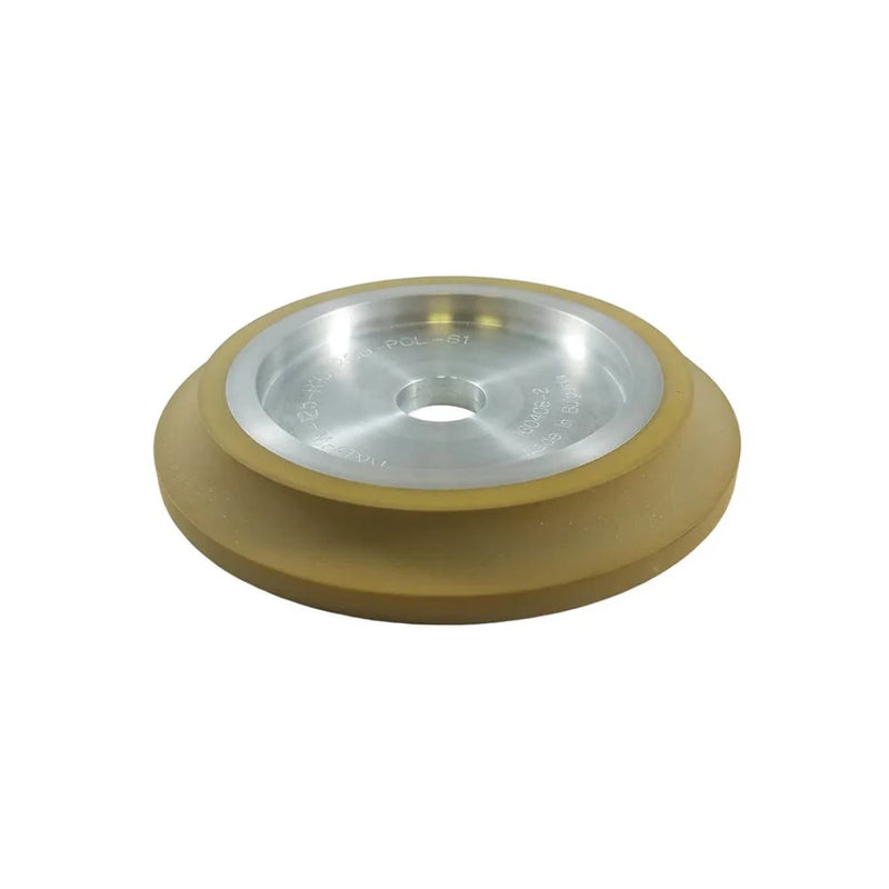 Raimondi Step 3 3/8 inch yellow polishing wheel for Bulldog machine