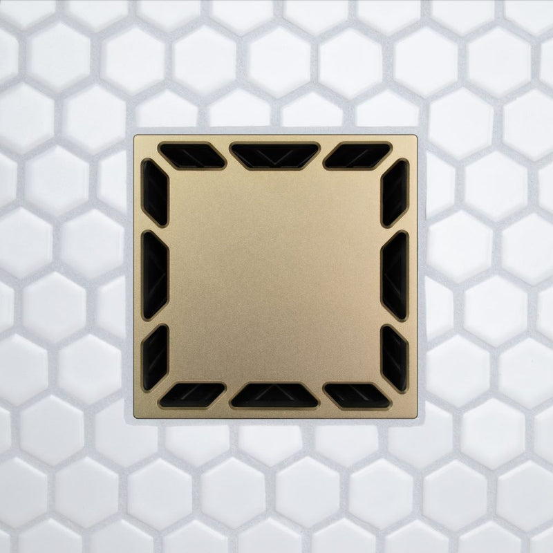 FloFx Satin Gold Drain - Blank Slate design