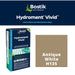  H135 (25 lbs): Bostik Hydroment Vivid Grout - Antique White H135, Durable Grout for Tile & Stone