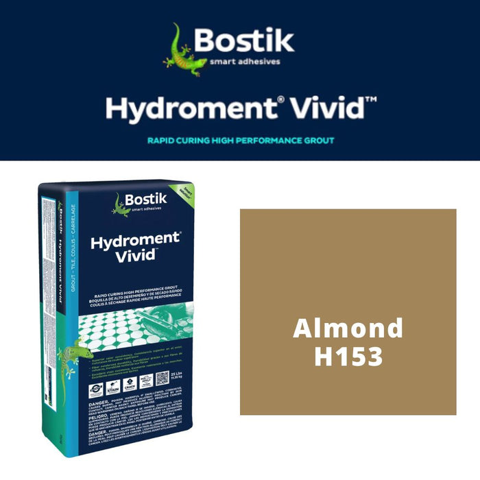 Hydroment® Vivid™ Grout - High Performance, Rapid Curing Cement Grout | 25 lb. Bag