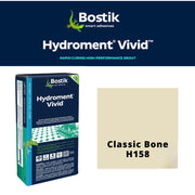 H158 (25 lbs): Bostik Hydroment Vivid Grout - Classic Bone H158, Premium Grout for Long-Lasting Tile Installations
