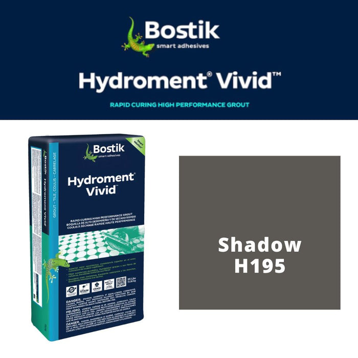 Hydroment® Vivid™ Grout - High Performance, Rapid Curing Cement Grout | 25 lb. Bag