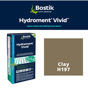 H197 (25 lbs): Bostik Hydroment Vivid Grout - Clay H197, Premium Grout for Efflorescence Resistance