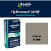 H198 (25 lbs): Bostik Hydroment Vivid Grout - Storm H198, High-Performance Grout for Durable Tile Installations