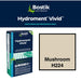 H224 (25 lbs): Bostik Hydroment Vivid Grout - Mushroom H224, High-Performance Tile Grout