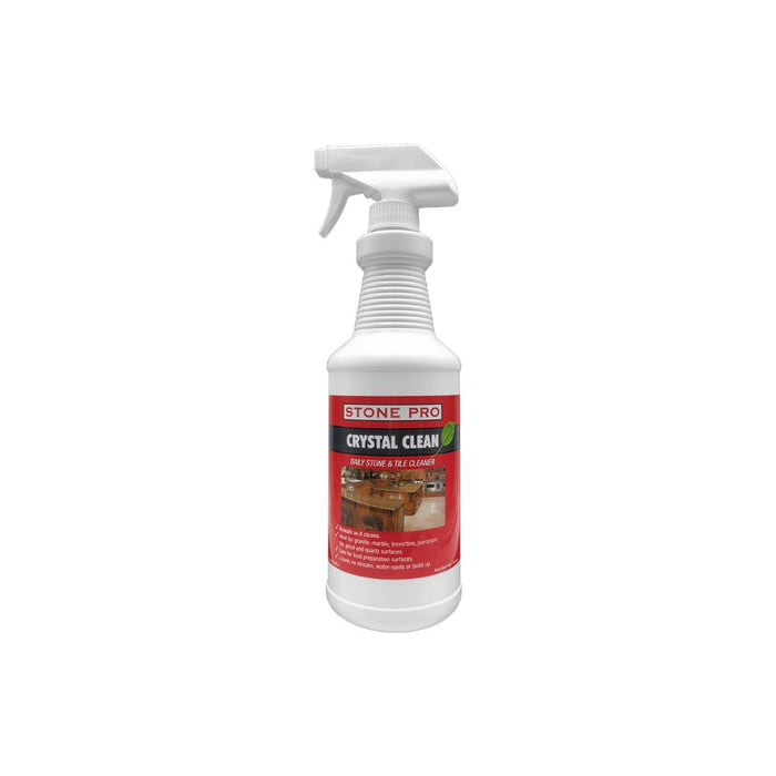 Crystal Clean 1 quart spray bottle for cleaning stone and more