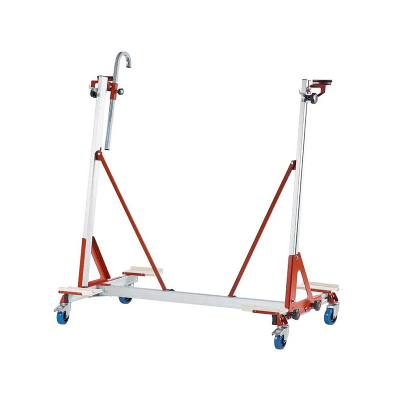 Raimondi CAM MkIII tile transport cart with four caster wheels and red frame