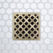 FloFx Satin Gold Drain - Chainlink design