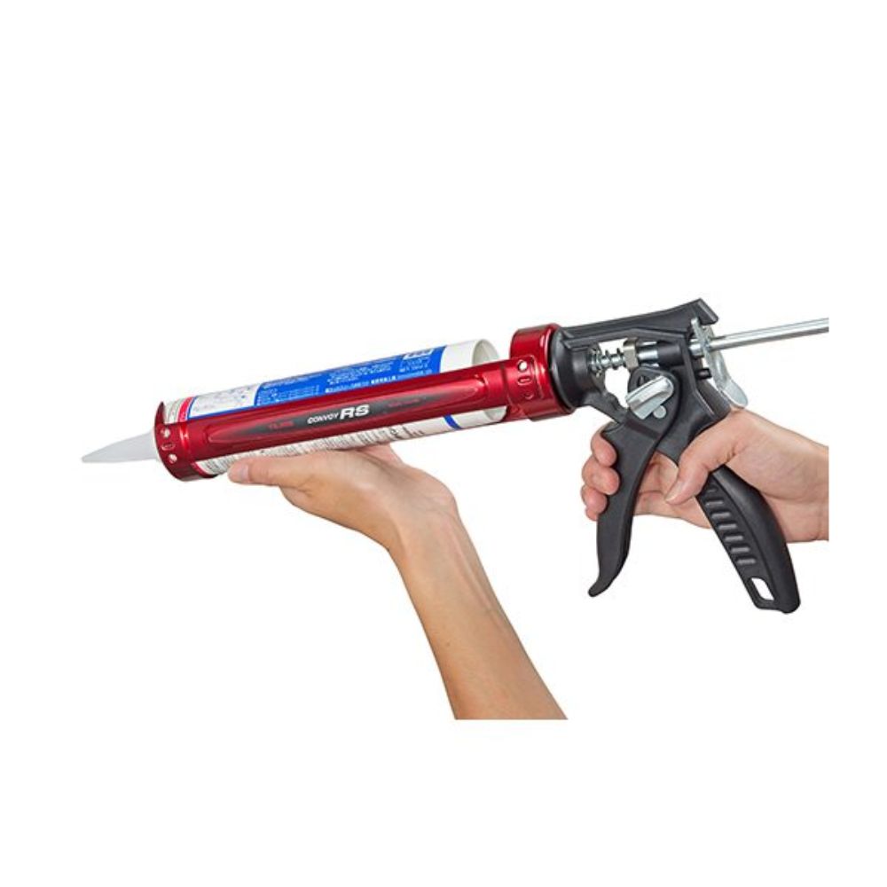 Tajima Convoy RS Caulk Gun – 8:1 & 16:1 Thrust, Rotating Grip — TileTools