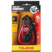 Tajima Chalk-Rite Compact packaging with red chalk line tool on a white background