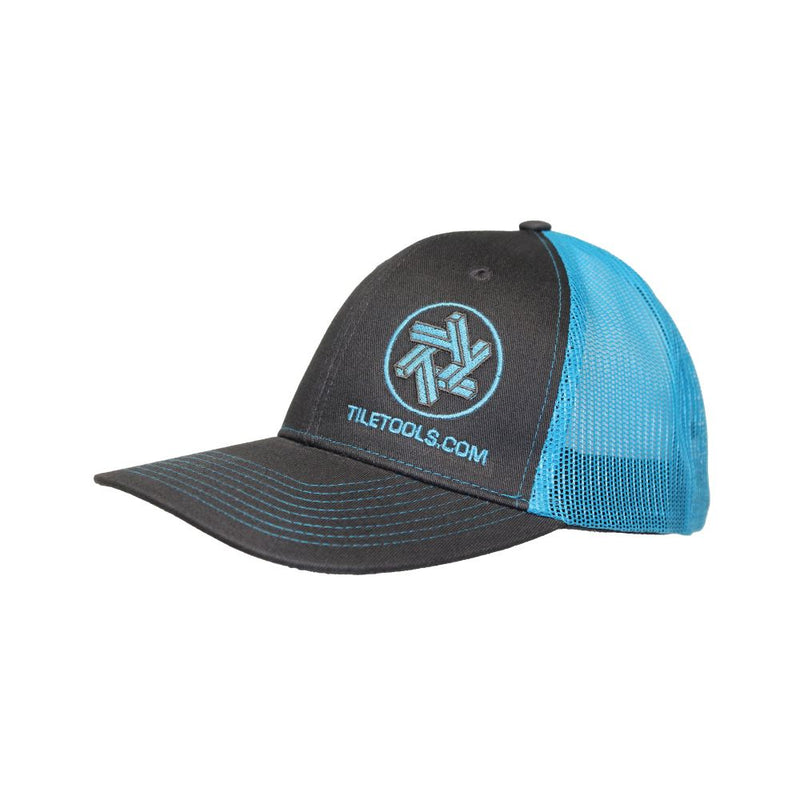 TileTools.com Adjustable Mesh back Cap Neon Blue
