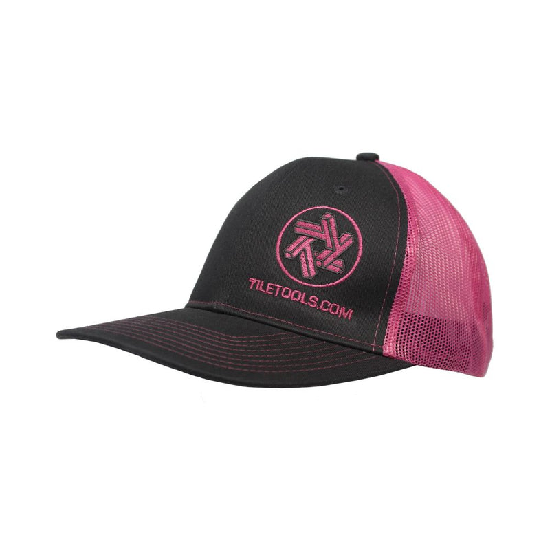 TileTools.com Adjustable Mesh back Cap Neon Pink